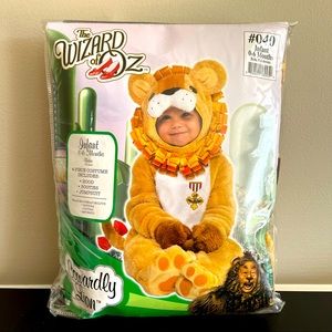 The Wizard of Oz Baby Cowardly Lion Costume, Infant 0-6 Months
